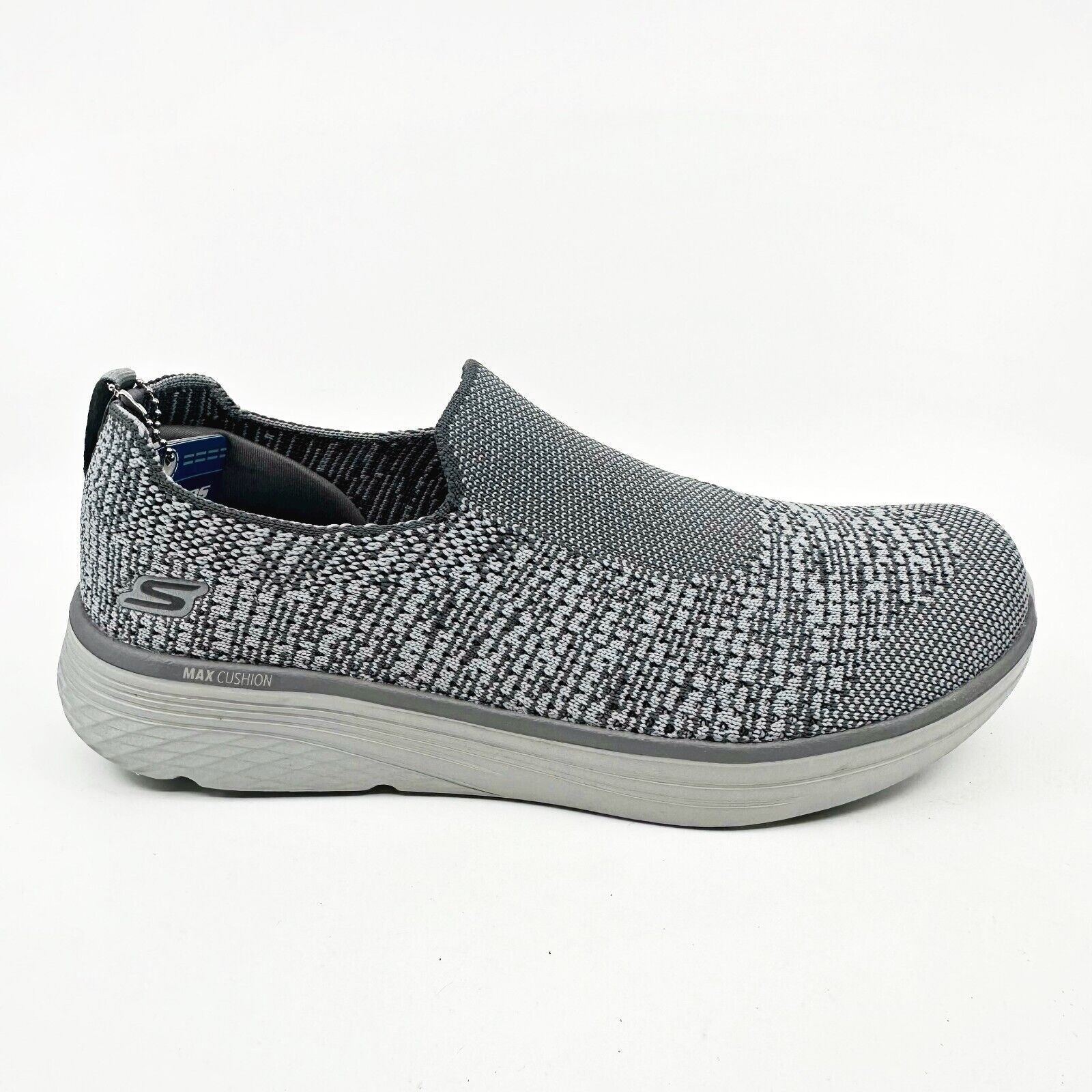 Skechers Max Cushioning Lite Gray Womens Size 8.5 Slip On Shoes