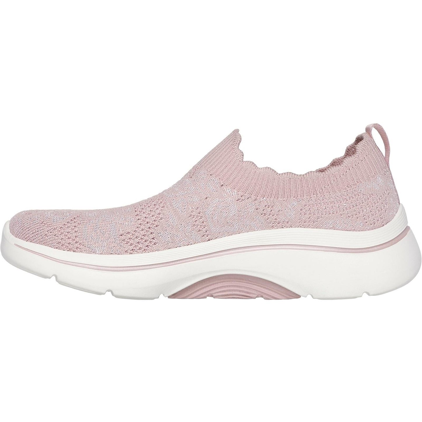 Women's Wide Fit Skechers 125329 Go Walk Arch Fit 2.0 Rosa Linda Trainers