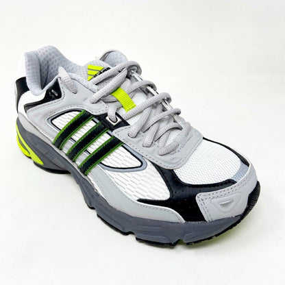 Adidas Reponse CL Neon Gray Black Solar Lime Womens Size 6 Sneakers FX7724