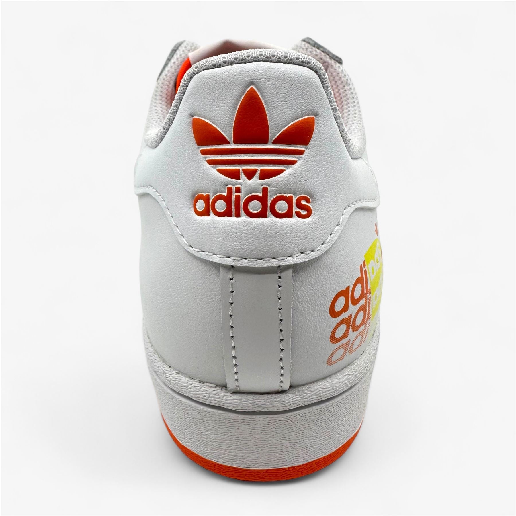 Adidas Superstar Y2K White Orange Mens Athletic Sneaker