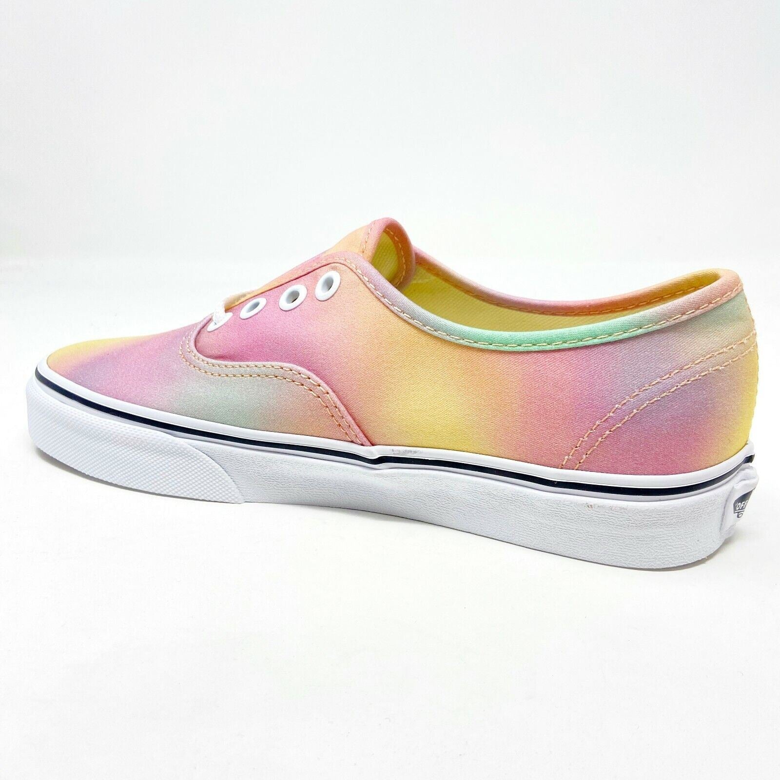 Vans Authentic (Aura Shift) Multicolor True White Womens Canvas Sneakers