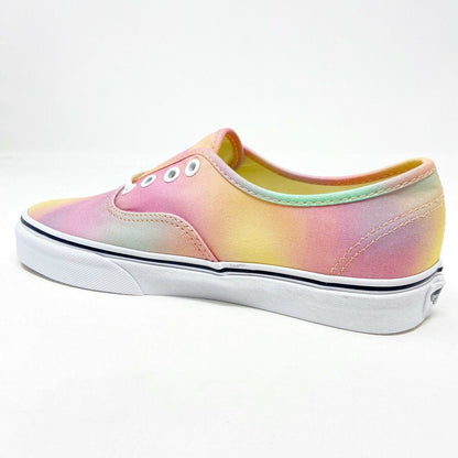 Vans Authentic (Aura Shift) Multicolor True White Womens Canvas Sneakers