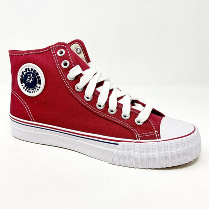 PF Flyers Center Hi Reiss FRC Red White Womens Retro Sneakers MC1001RD