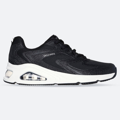 Women's Wide Fit Skechers 177411 Tres-Air Uno Glit Airy Trainers
