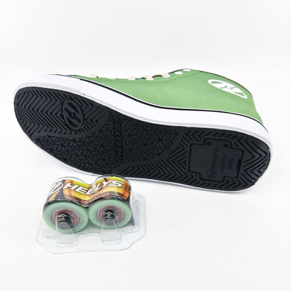 Heelys Hustle Mandalorian Star Wars Green Kids Boys Size 5 Athletic Sneaker