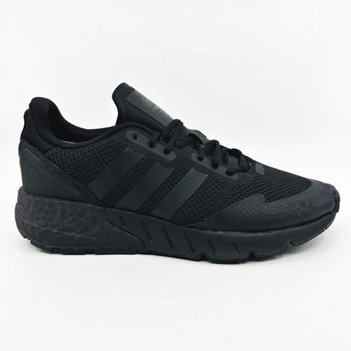adidas ZX 1K Boost Triple Black Unisex Kids Athletic Sneaker G58921
