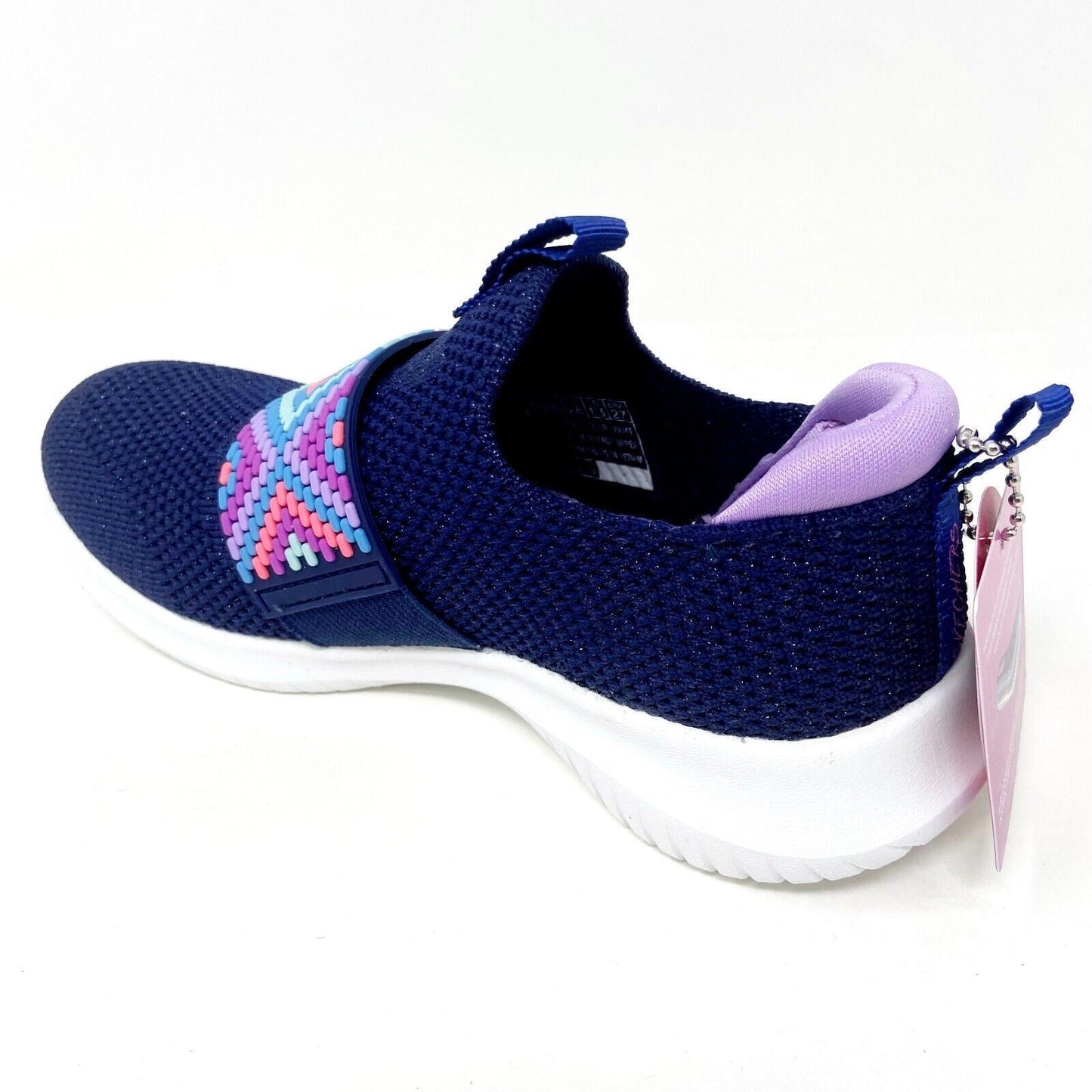 Skechers Girls Ultra Flex Friendship Fun Navy Kids Size 11.5 Sneakers
