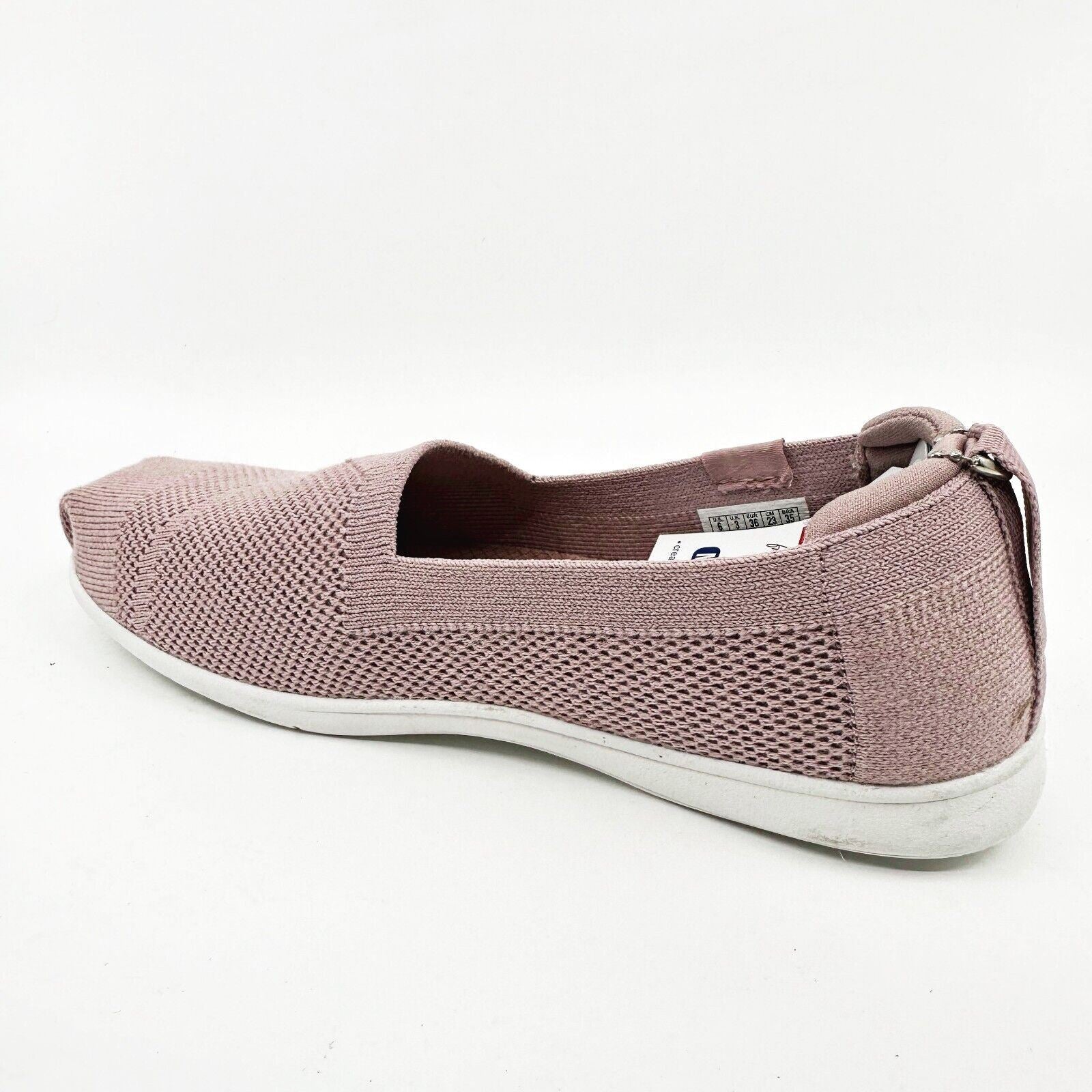 Skechers Arch Fit Plush Breeze Babe Mauve Womens Size 6 Slip On Shoes