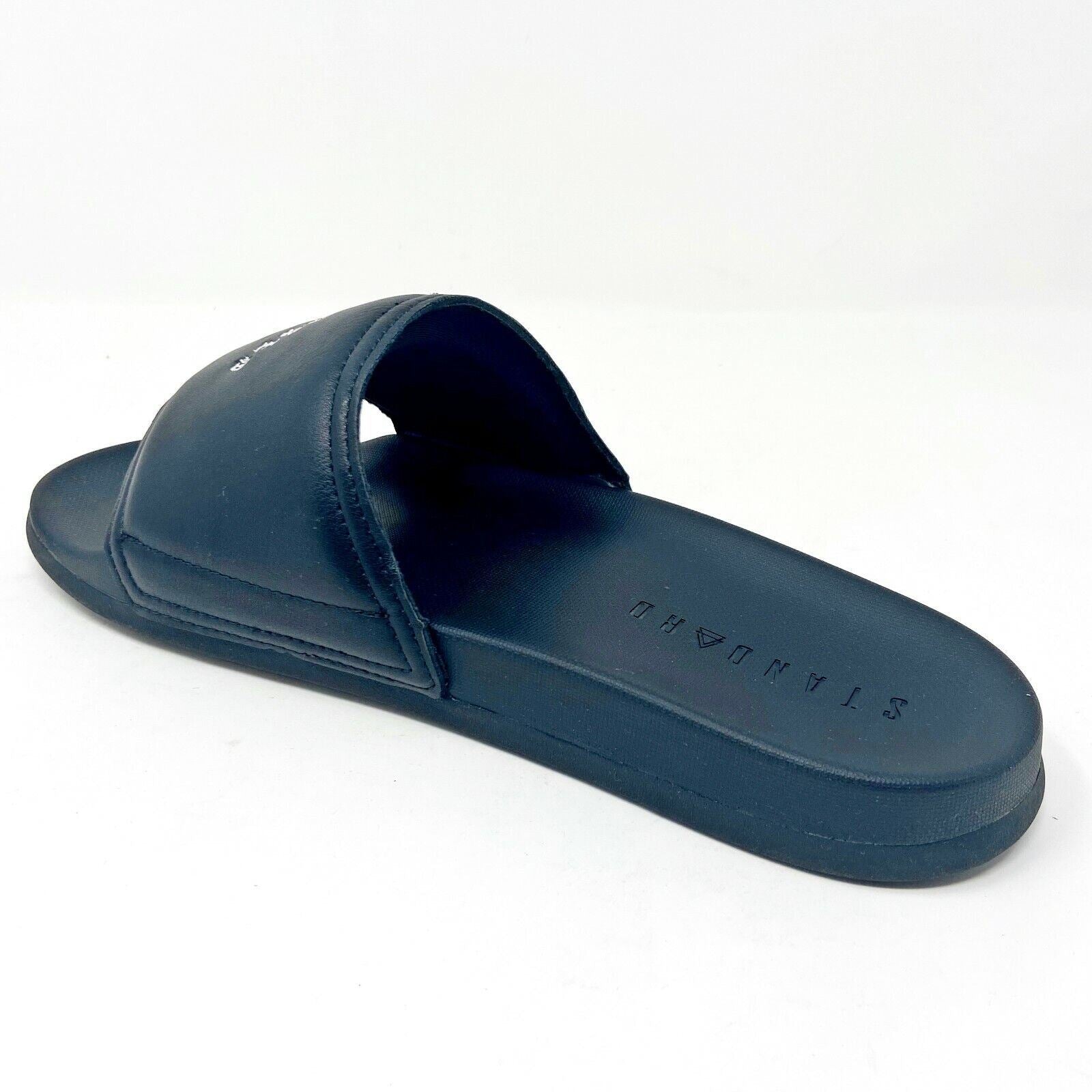 STNDRD Standard Los Angeles Monaco Blessed Black Womens Slides Sandals
