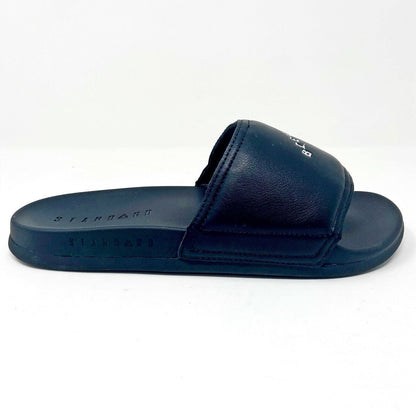 STNDRD Standard Los Angeles Monaco Blessed Black Womens Slides Sandals