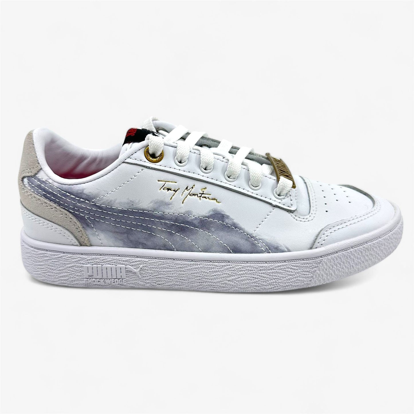 PUMA Ralph Sampson x Scarface White Mens Size 5 Athletic Sneaker