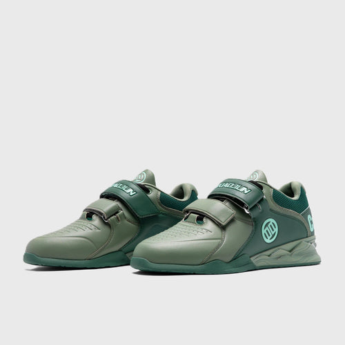 LUXIAOJUN - CrossFit® PowerPro Weightlifting Shoes by LU (Ranger Green)