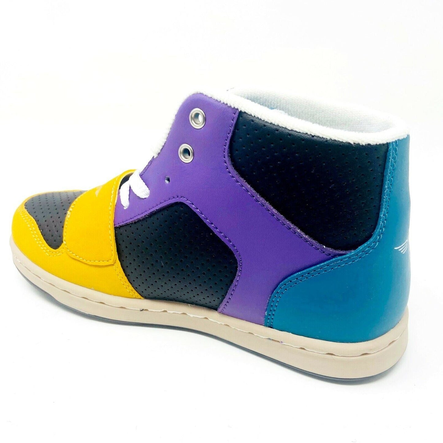Creative Recreation Cesario Black Purple Teal Wheat Youth Kids Sneakers