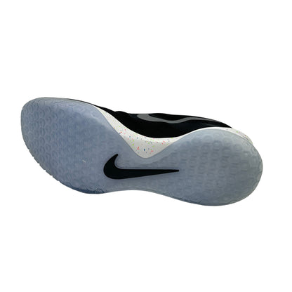 Nike Hyperchase Premium Black Metallic Silver White Mens Size 13 Sneaker