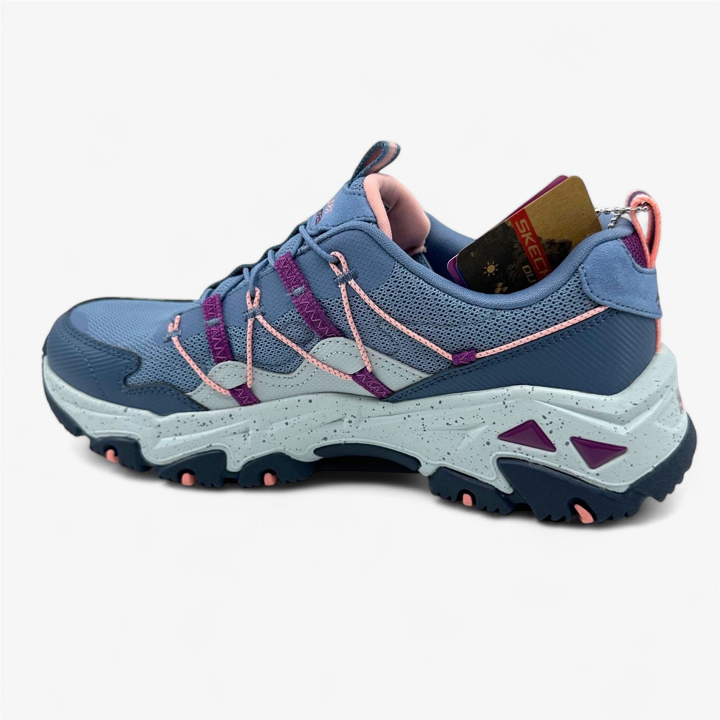 Skechers D'Lites Hikers Hillock Slate Pink Womens Good Year Outsoles Sneaker