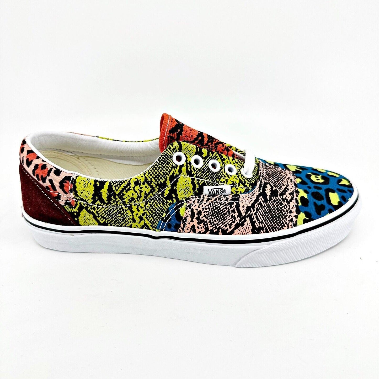 Vans Era Patchwork Leopard Snake Multicolor Womens Casual Shoes