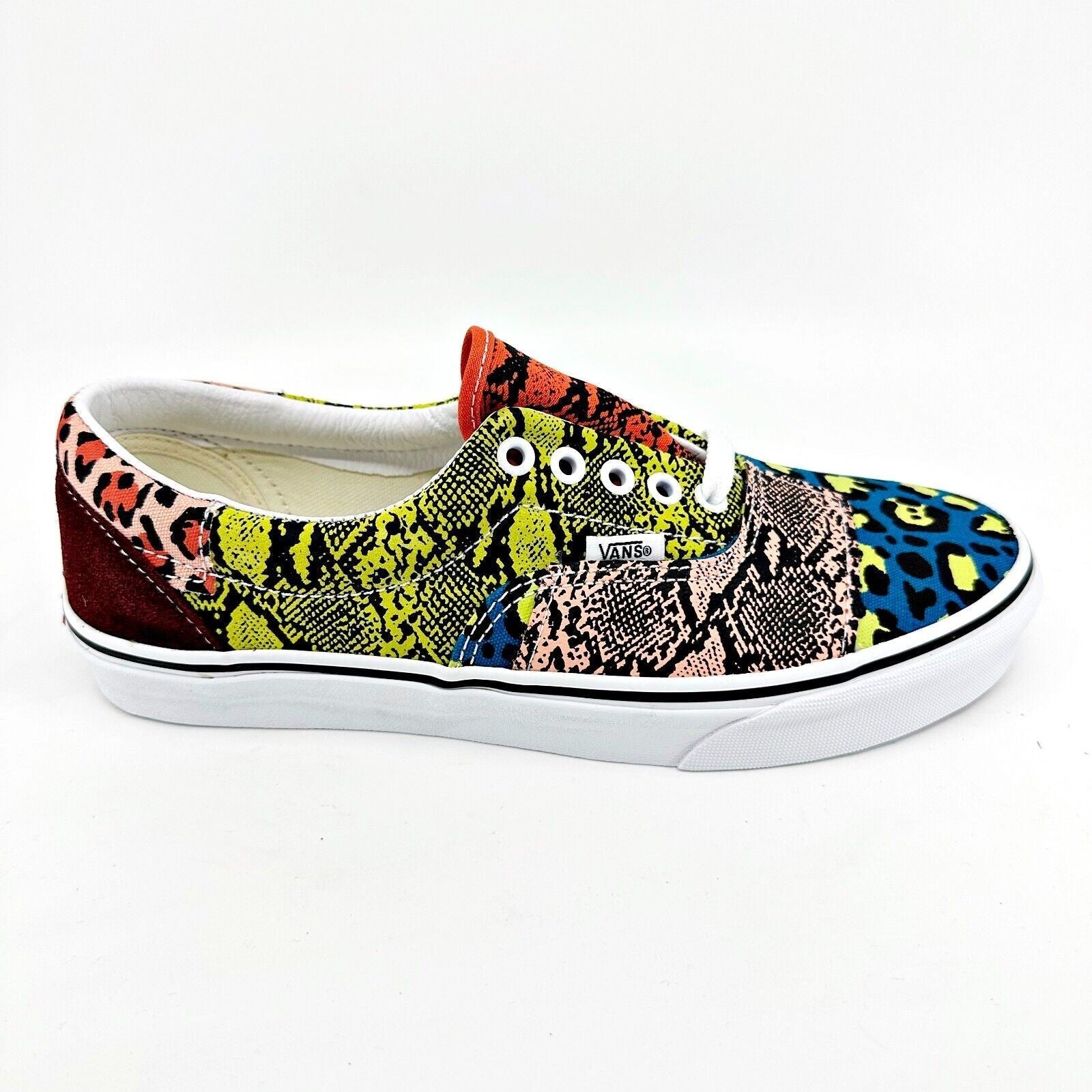 Vans Era Patchwork Leopard Snake Multicolor Womens Casual Shoes