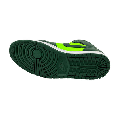 Jordan 1 Mid George Green Black Mens Athletic Hulk Sneaker