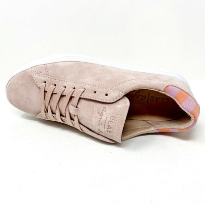 Clae Bradley Pink Mens Suede Premium Casual Sneakers