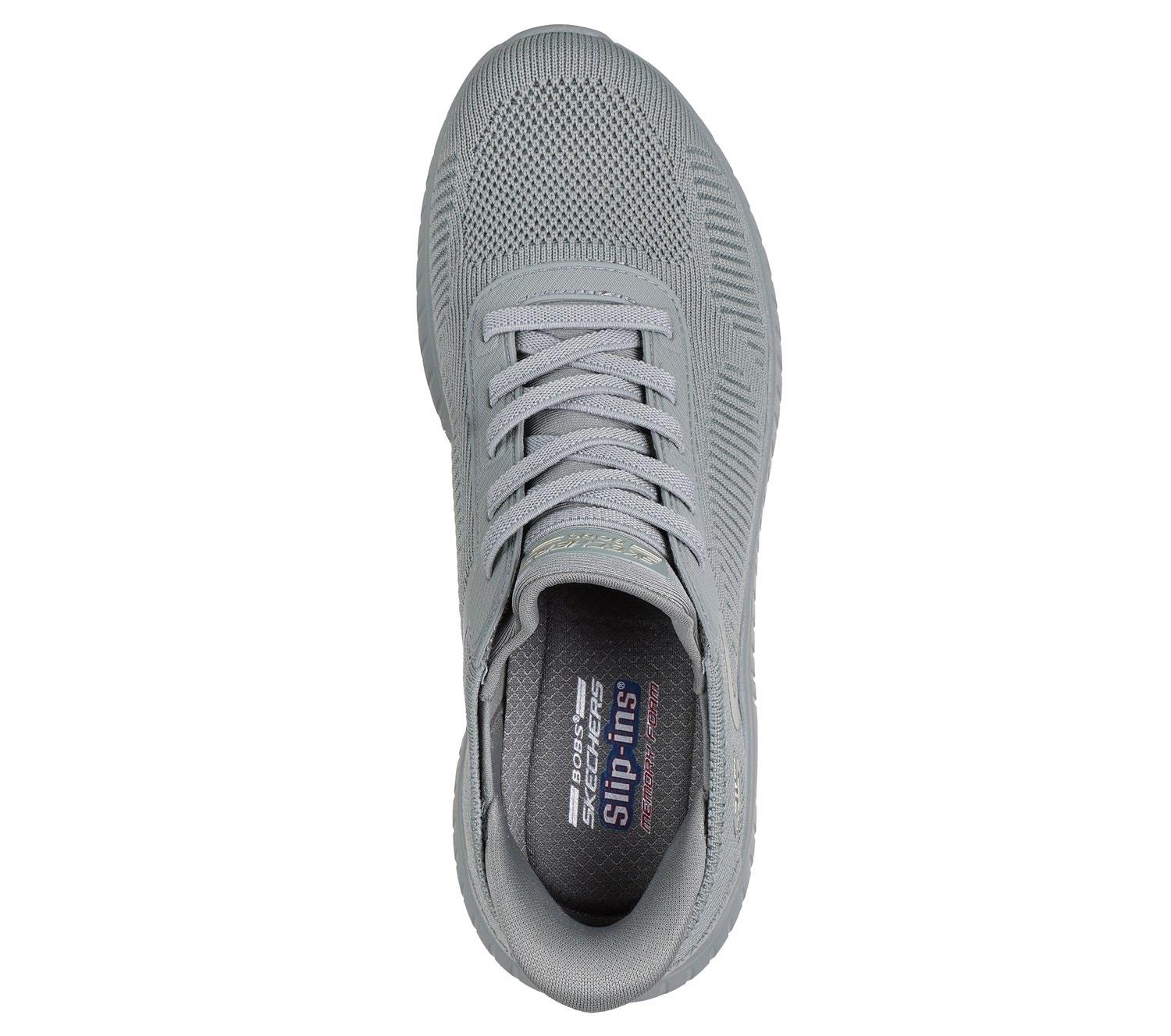 Women's Wide Fit Skechers 117497W Slip-ins Sport Squad Chaos Trainers