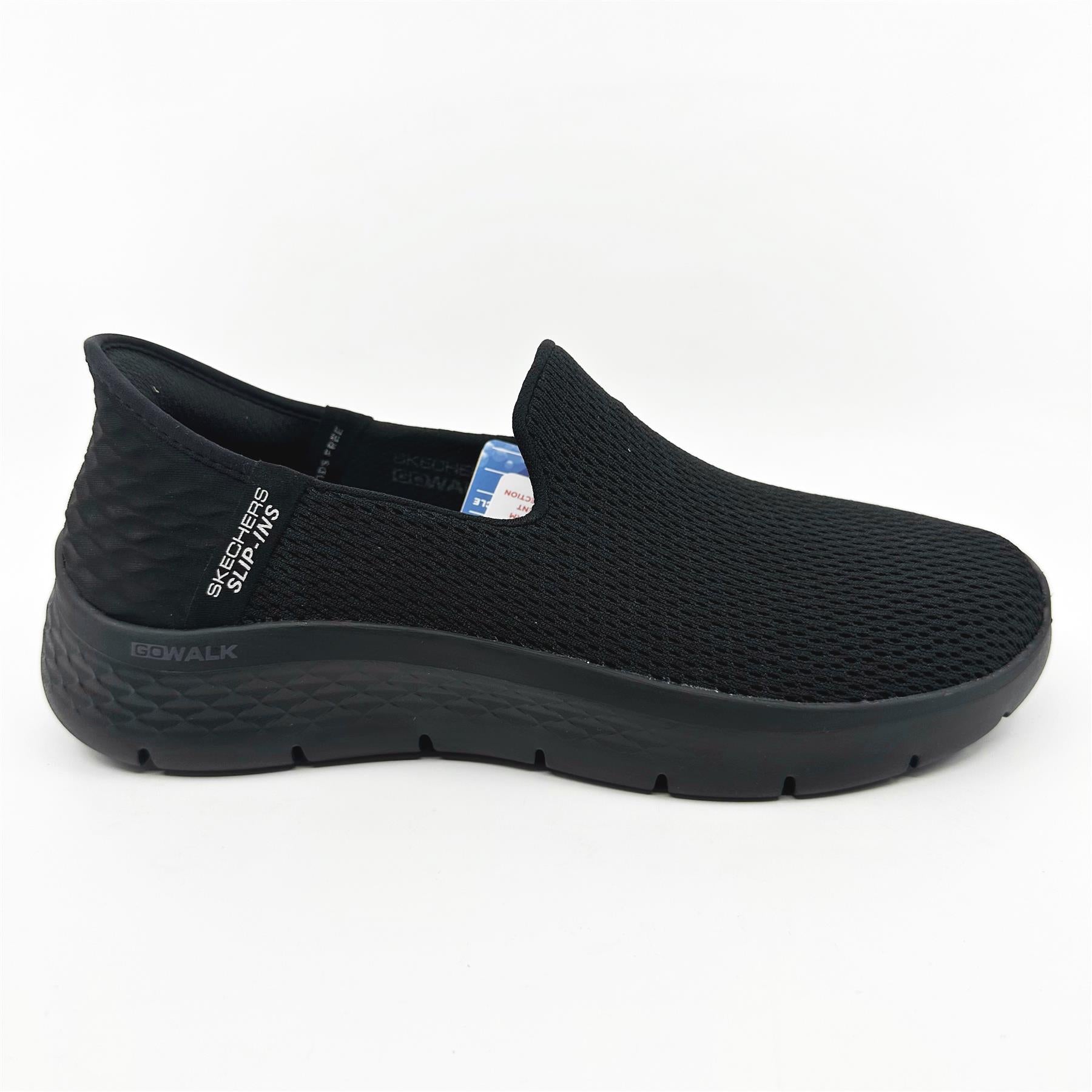 SKECHERS Go Walk Flex Relish Black Womens  Slip On Sneakers