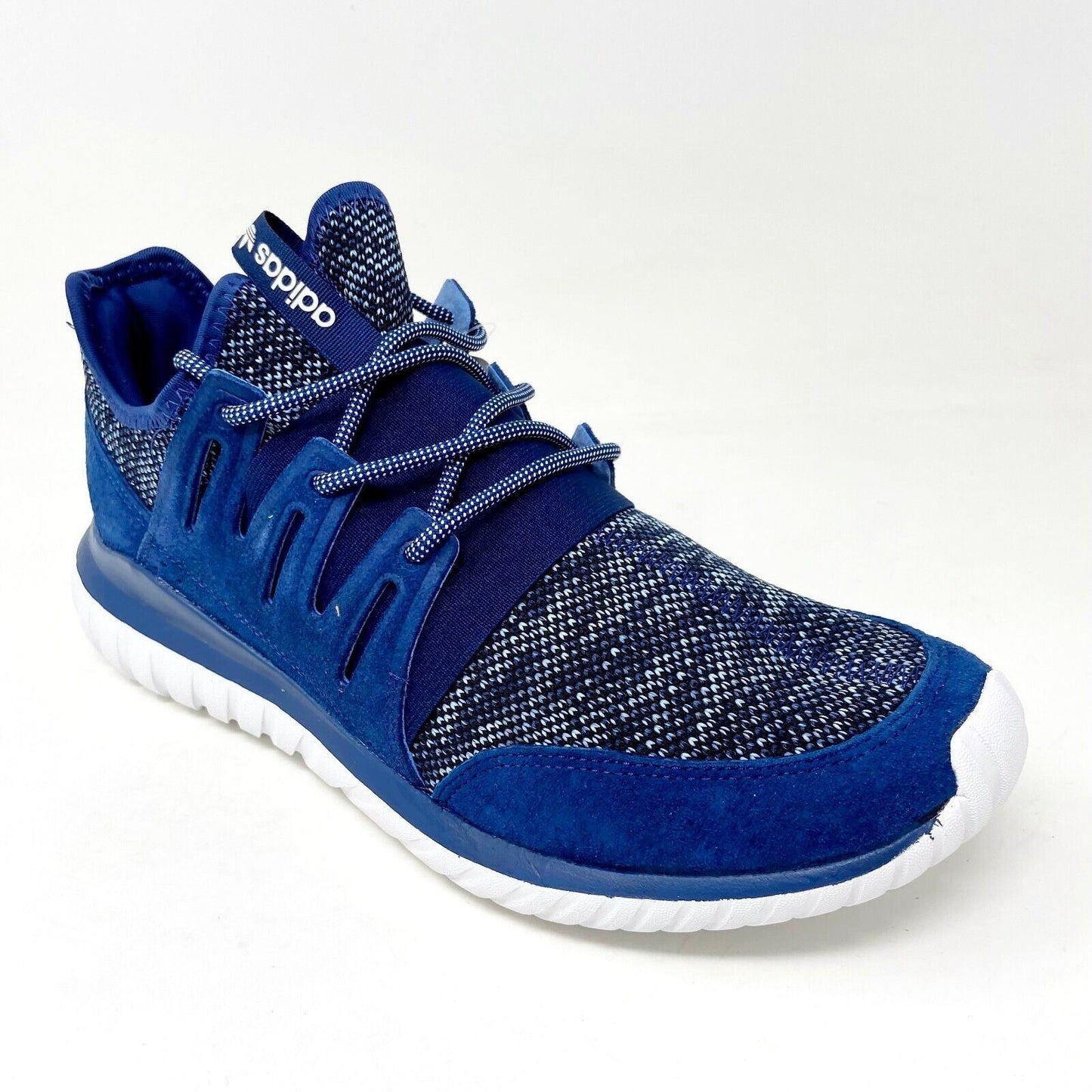 Adidas Originals Tubular Radial Blue Black Mens Casual Sneakers BB2396