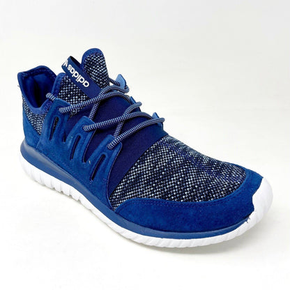 Adidas Originals Tubular Radial Blue Black Mens Casual Sneakers BB2396