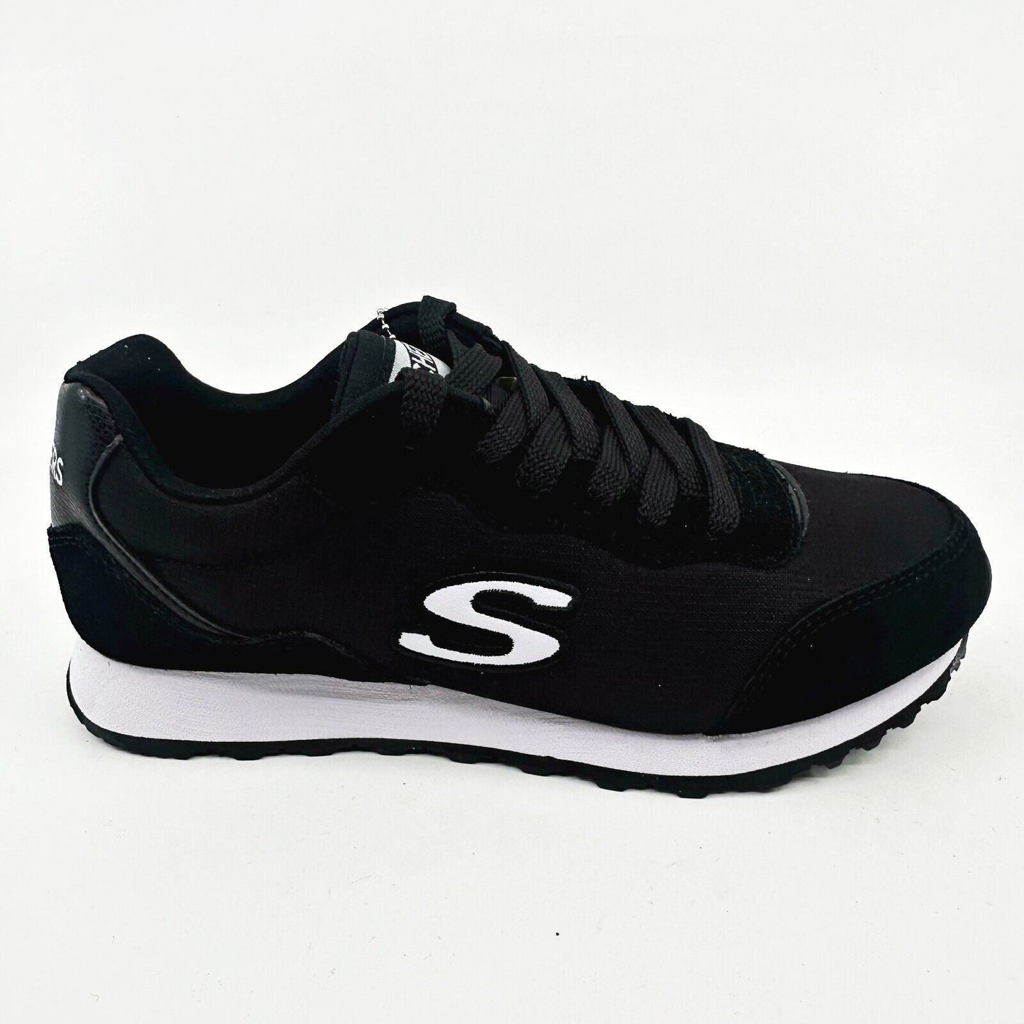 Skechers OG 85 Vibein Black White Womens Size 6.5 Athletic Sneakers