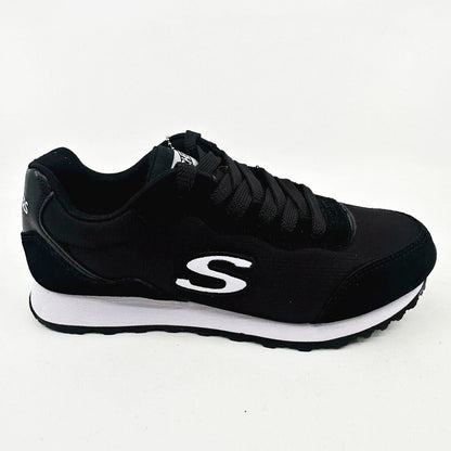 Skechers OG 85 Vibein Black White Womens Size 6.5 Athletic Sneakers