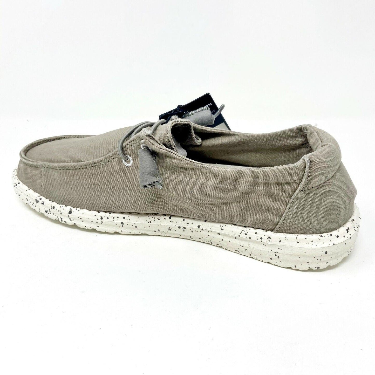 Hey Dude Womens Wendy Grey Slip On Comfort Lightweight Shoes