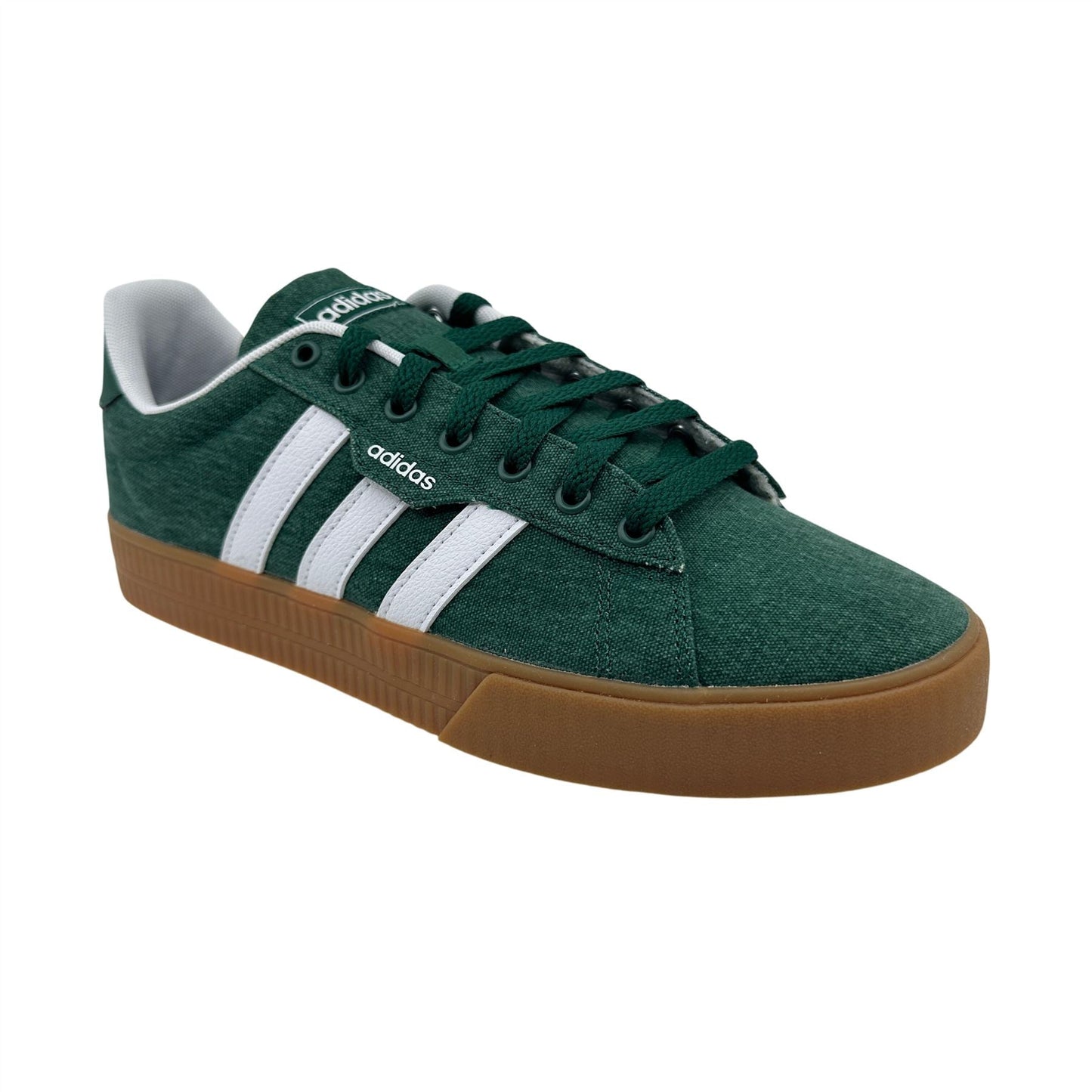 Adidas Daily 3.0 Collegiate Green White Gum Mens Athletic Sneaker