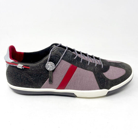 Plae Butler Ember Red Brown Mens Casual Leather Sneakers 550010 009
