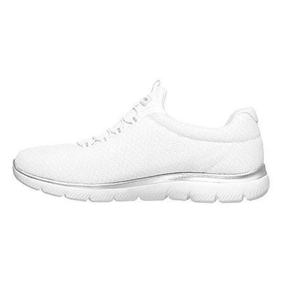 Women's Wide Fit Skechers 12980W Summits Slip On Sports Trainers
