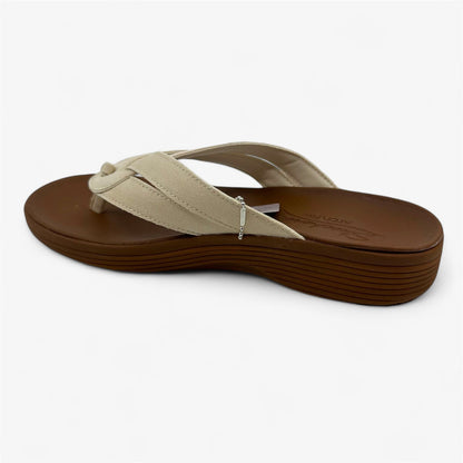Skechers Arch Fit Maui Playa Off White Womens Sandal Thong