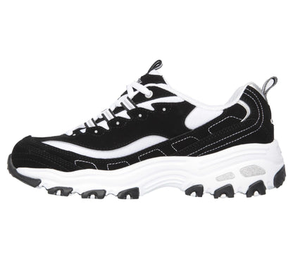 Women's Wide Fit Skechers 11930 D'Lites Biggest Fan Trainers