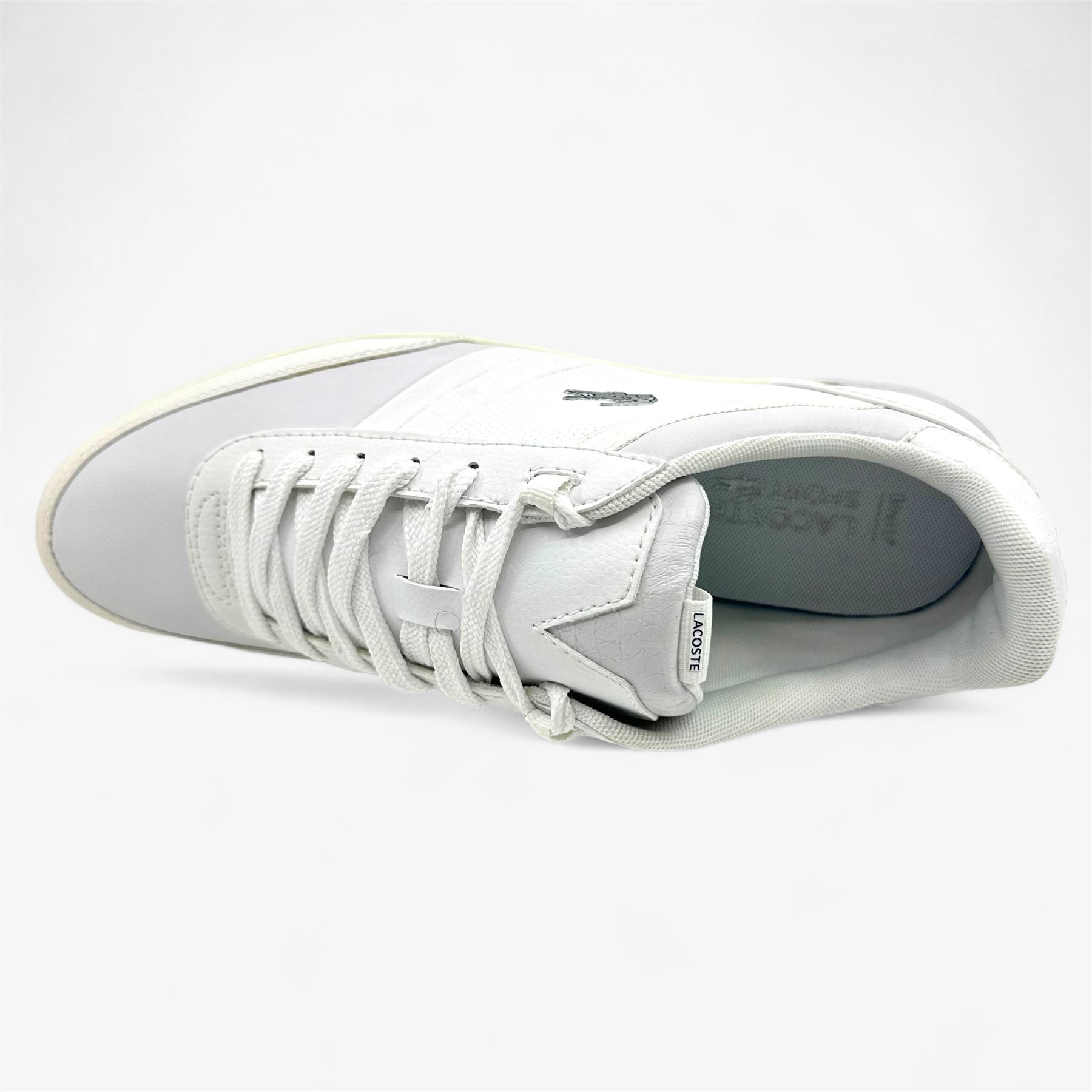 Lacoste Giron Croc SPM White Mens Casual Sneaker