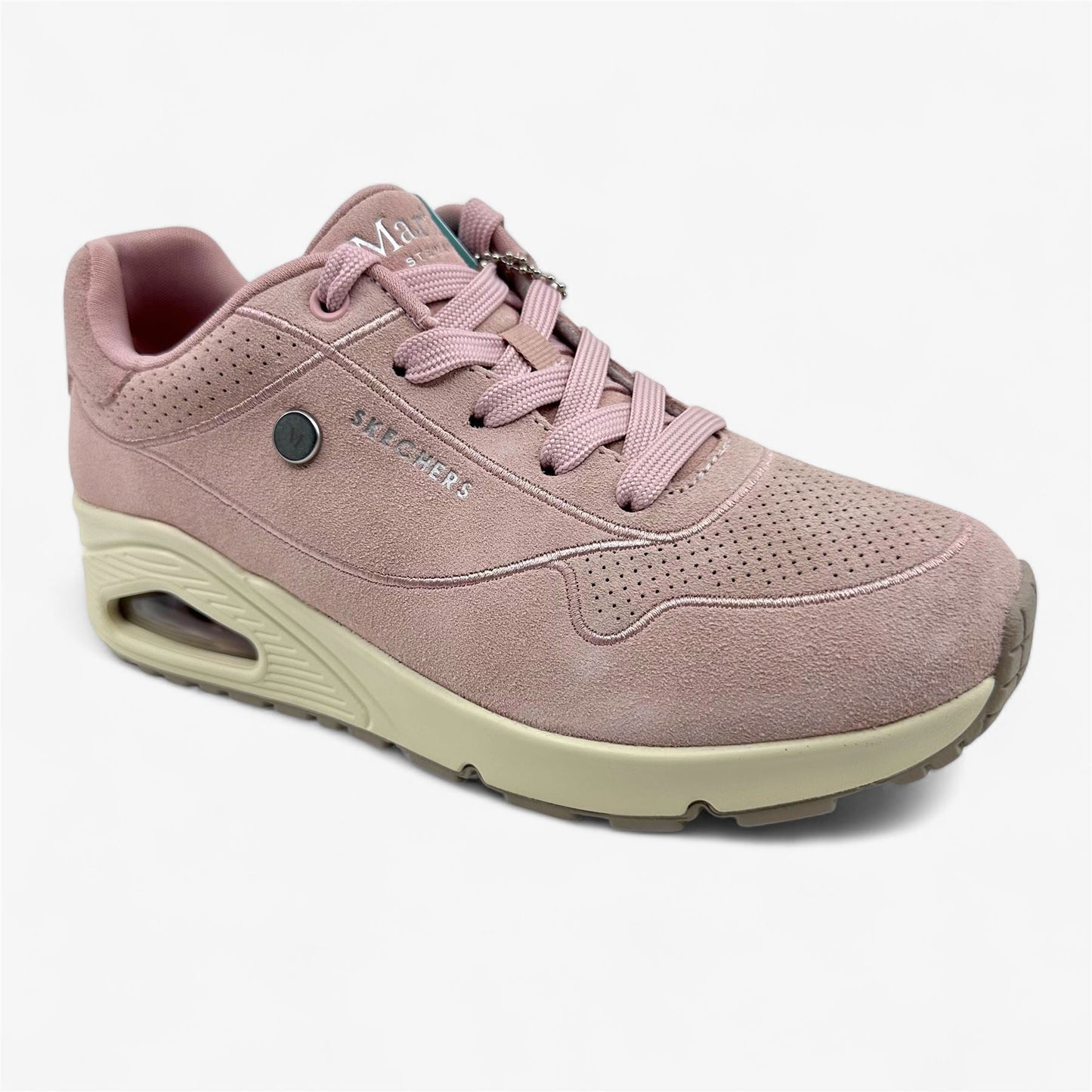 Skechers Uno County Line Rose Pink Womens Athletic Martha Stewart Sneaker