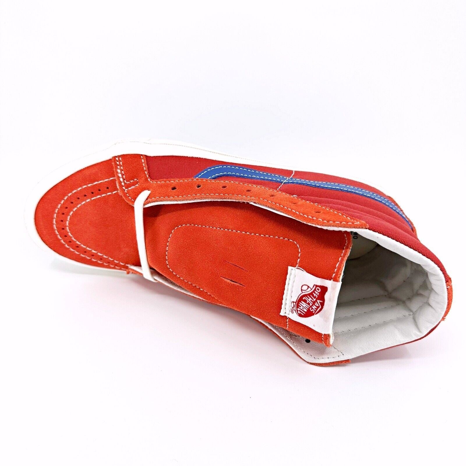 Vans Vault OG Sk8 Hi LX (Suede Canvas) Grenadine Pompeian Red Mens Casual Shoes