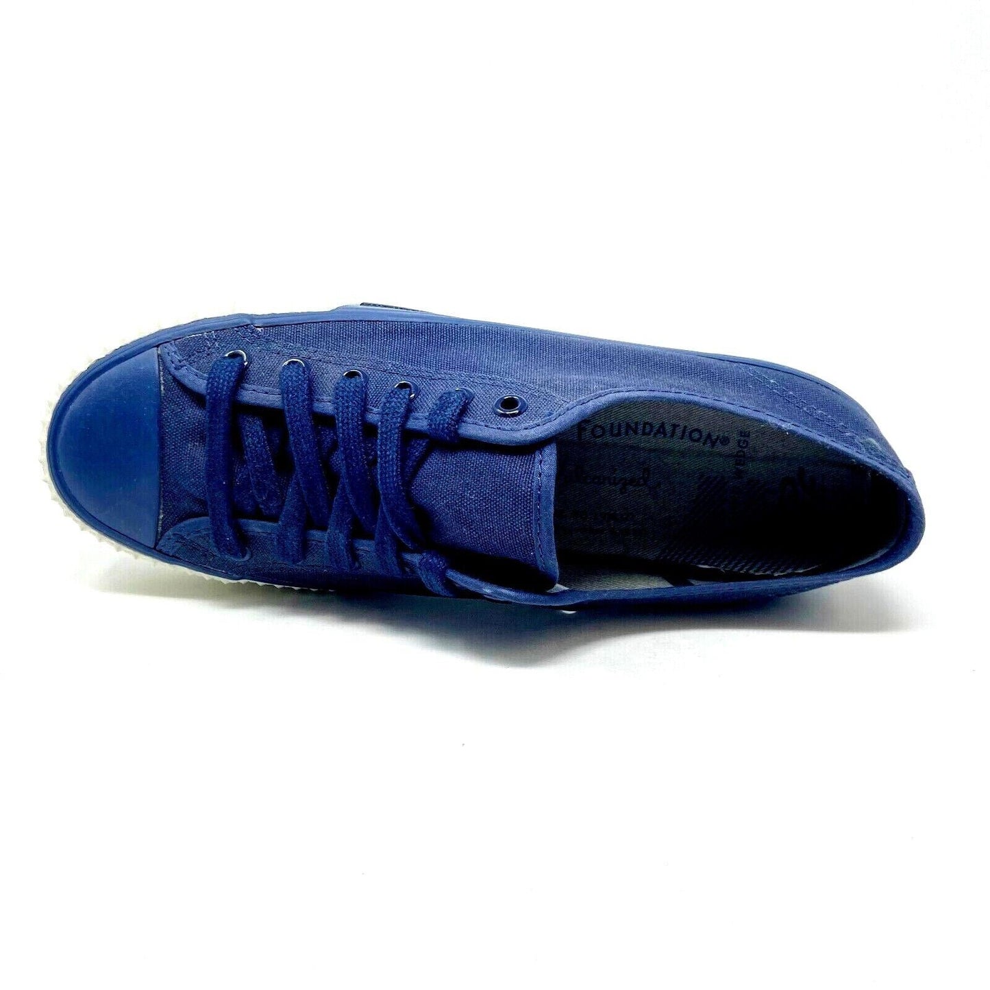 PF Flyer Center Lo Reiss Navy Blue White Womens Casual Sneakers PM11OL2I