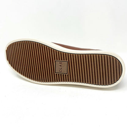 Clae Noah Chestnut Oiled Leather Mens Size 7 Premium Sneakers