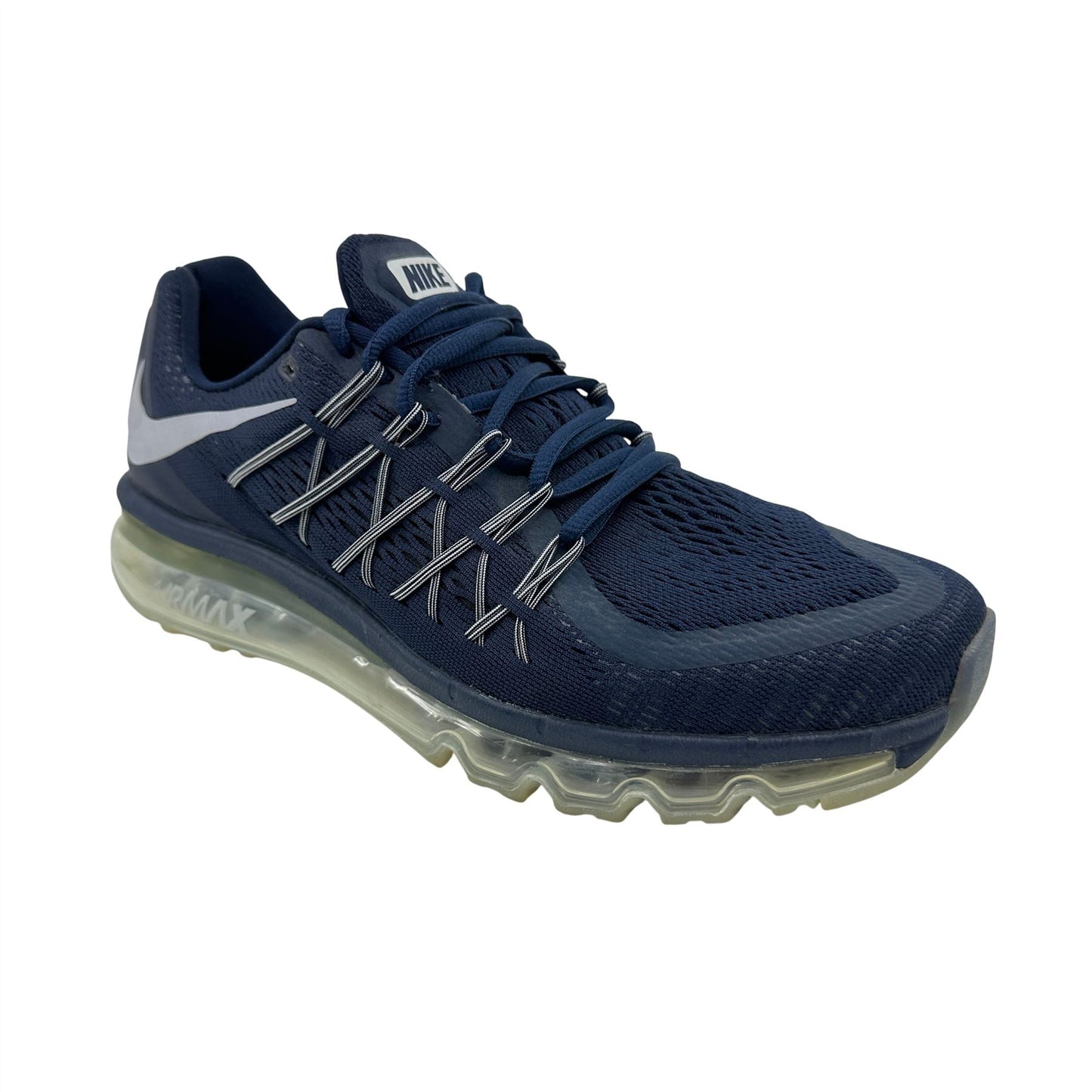 Nike Air Max 2015 Obsidian Navy Wolf Grey Mens Athletic Sneaker