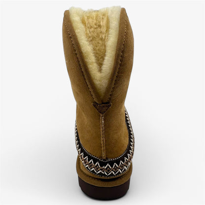 UGG Classic Short Crescent Chestnut Womens Boot Shearling Style