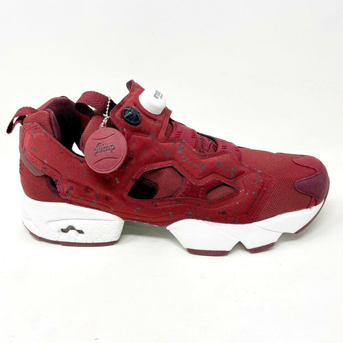 Reebok Instapump Fury SP Merlot Dark Red White Mens Basketball Sneakers AQ9802