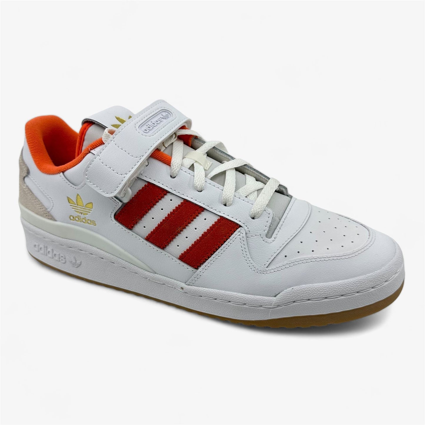 Adidas Forum Low White True Orange Mens Size 13 Athletic Sneaker