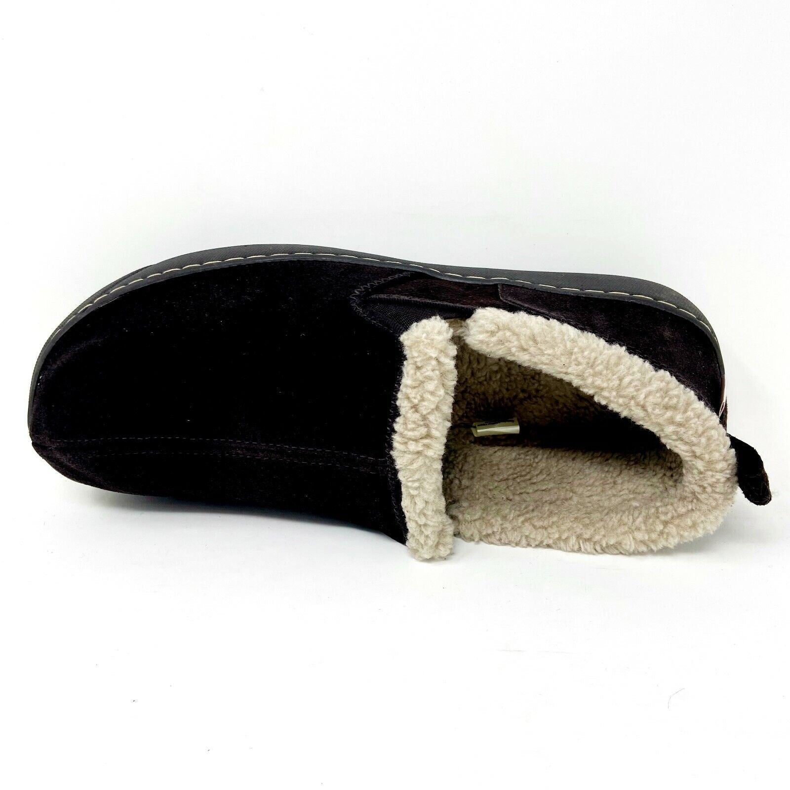 Tamarac Prescott Rootbeer Cowhide Mens Slip On Comfort Slippers