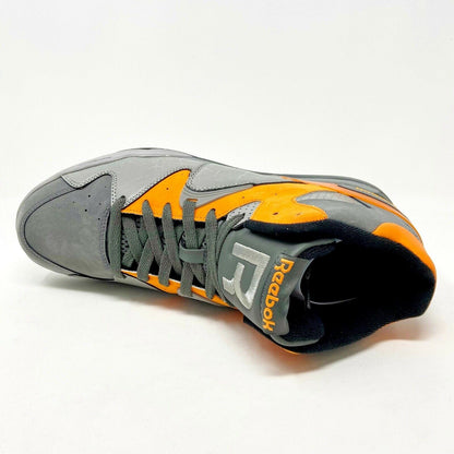 Reebok Classic Jam Gray Orange Mens Retro Basketball Sneakers J98248