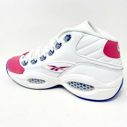 Reebok Question Mid Eric Emanuel Pink Toe White Mens Sneakers FX7441