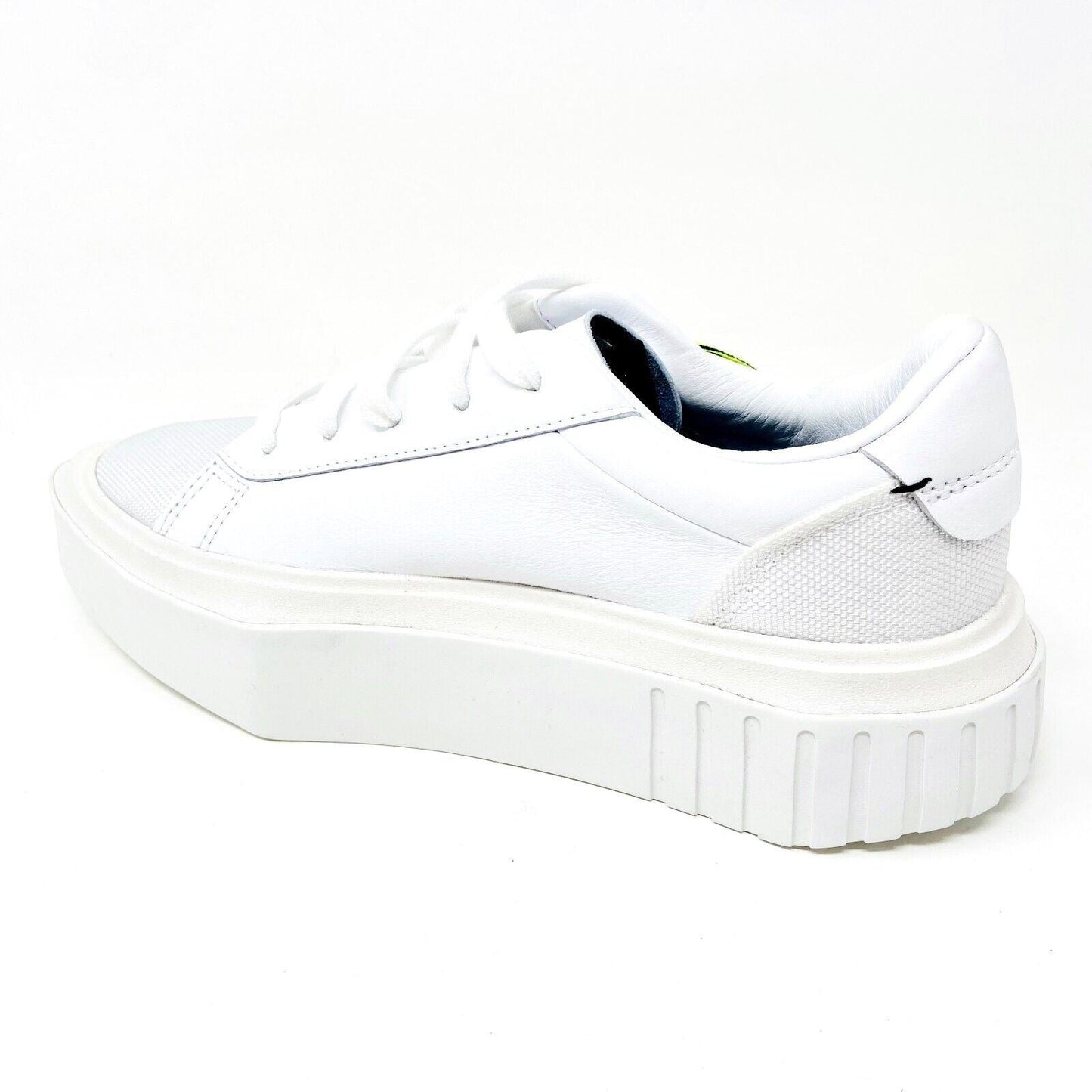 Adidas Sleek Olivia Oblanc White Volt Womens Size 5 Sneakers EF6596
