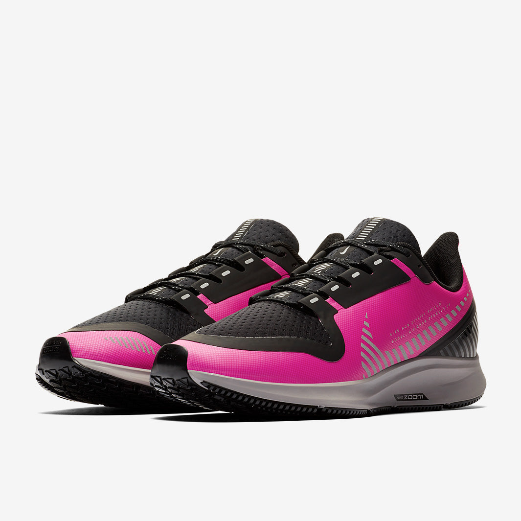 Nike Womens Pegasus 36 Shield -  Fire Pink/Silver-Black