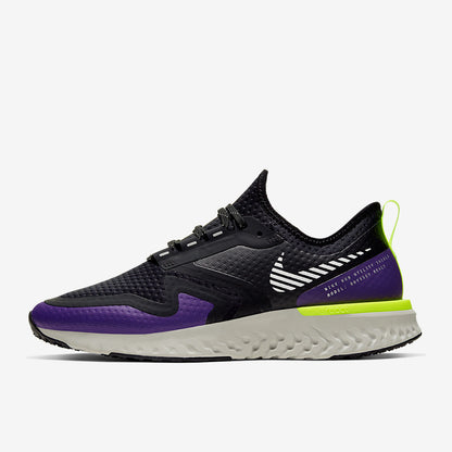 Nike Womens Odyssey React 2 Shield  - Black/Metallic Silver